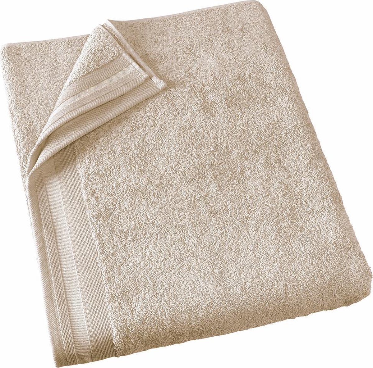 4 stuks De Witte Lietaer Douchehanddoek Contessa 100x150cm kleur SAND