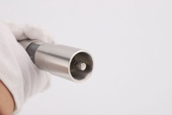 Set en acier inoxydable robuste Moulin à poivre et à sel - Moulin à poivre + Louche et pinceau gratuits - Moulin à sel - Ensemble de moulin à poivre et à sel - Keizer RVS