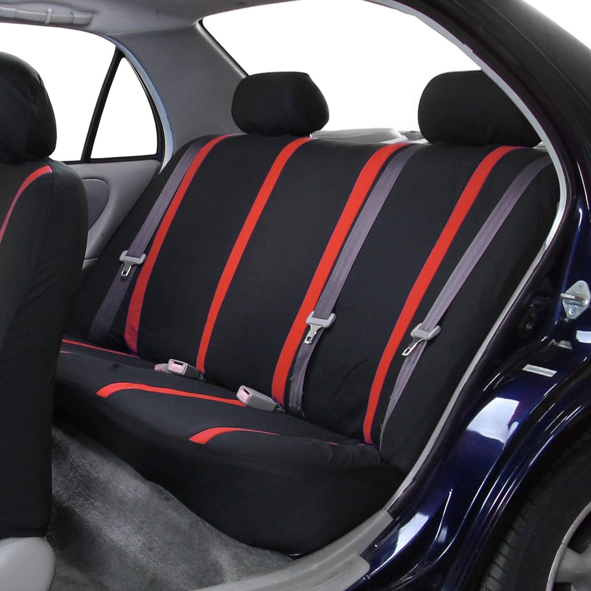 Joiride - Autostoelhoezen - Stoelhoes Auto - Autostoelhoezen voor Auto - Auto Stoelhoezen - Autostoelbeschermer - 9-Delig - Rood - CARFIT – foto 6