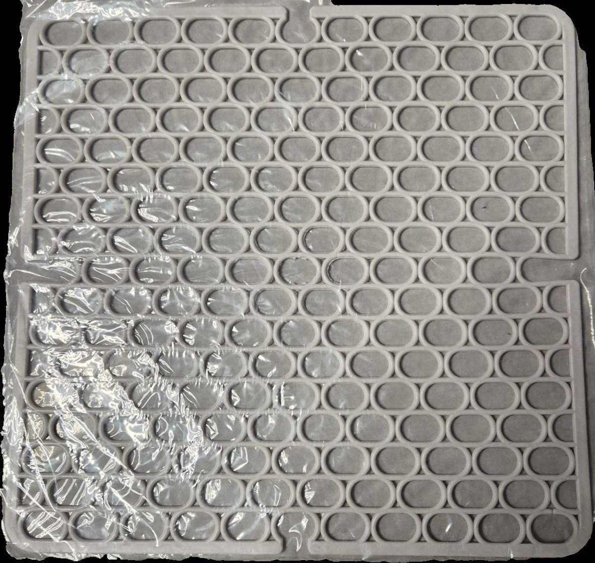 Flexibele siliconen gootsteenmat – 30,5 x 30,5 cm – Wit