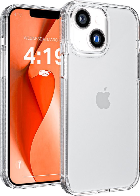 Hoesje geschikt voor iPhone 13 Mini hoes transparant shock proof