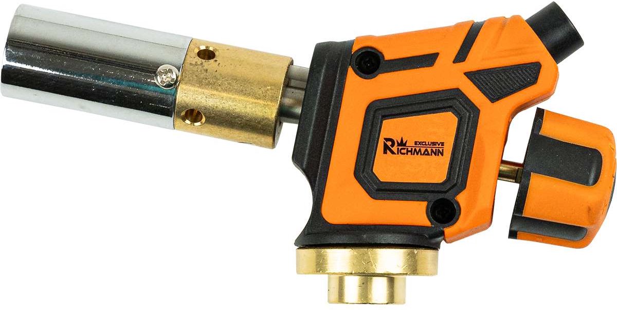Gasbrander kompakt met piëzo-ontsteking voor 7/16" patronen , gasbus