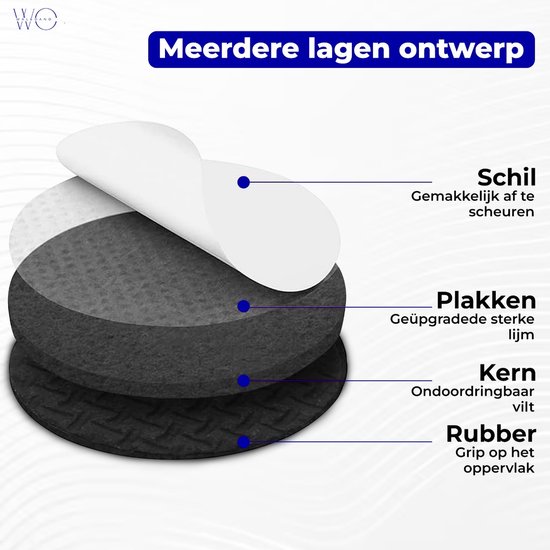 90 st anti slip pads rubber meubel pads zelfklevend viltglijders vloerluid beschermers antislipmat meubelstopper voor stoelpoot tafels banken meubels zwart
