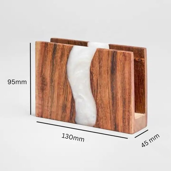 MAGICLULU 20 Stuks Houten Servethouder Pasen Servet Decor Pasen