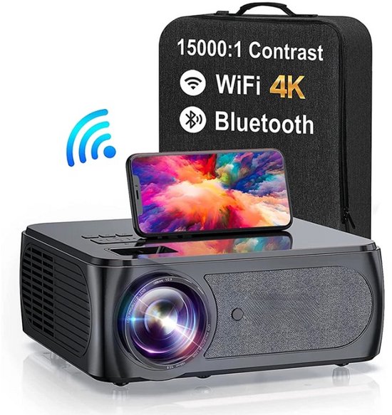 Projector Beamer Projection Mini Beamer - Projector - 1080P - Digitale projector - 5G WiFi ...