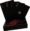 Afbeelding van het spelletje Speelkaarten Waterdicht - Special Edition Pokerkaarten Rood/Zwart