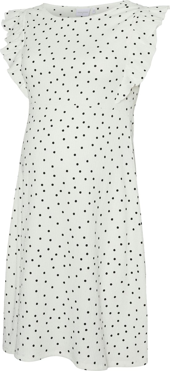 Mamalicious Mama Licious Jurk MLEVELINE Zwangerschapsjurk snow white 1