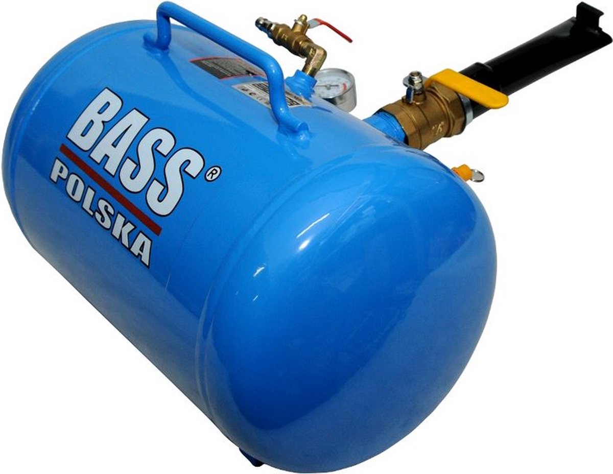 Inflator, drukvat voor het oppompen van banden