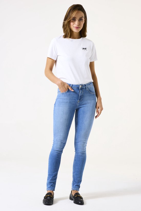 GARCIA Celia Ladies Skinny Fit Jeans Blauw - Taille W36 X L32