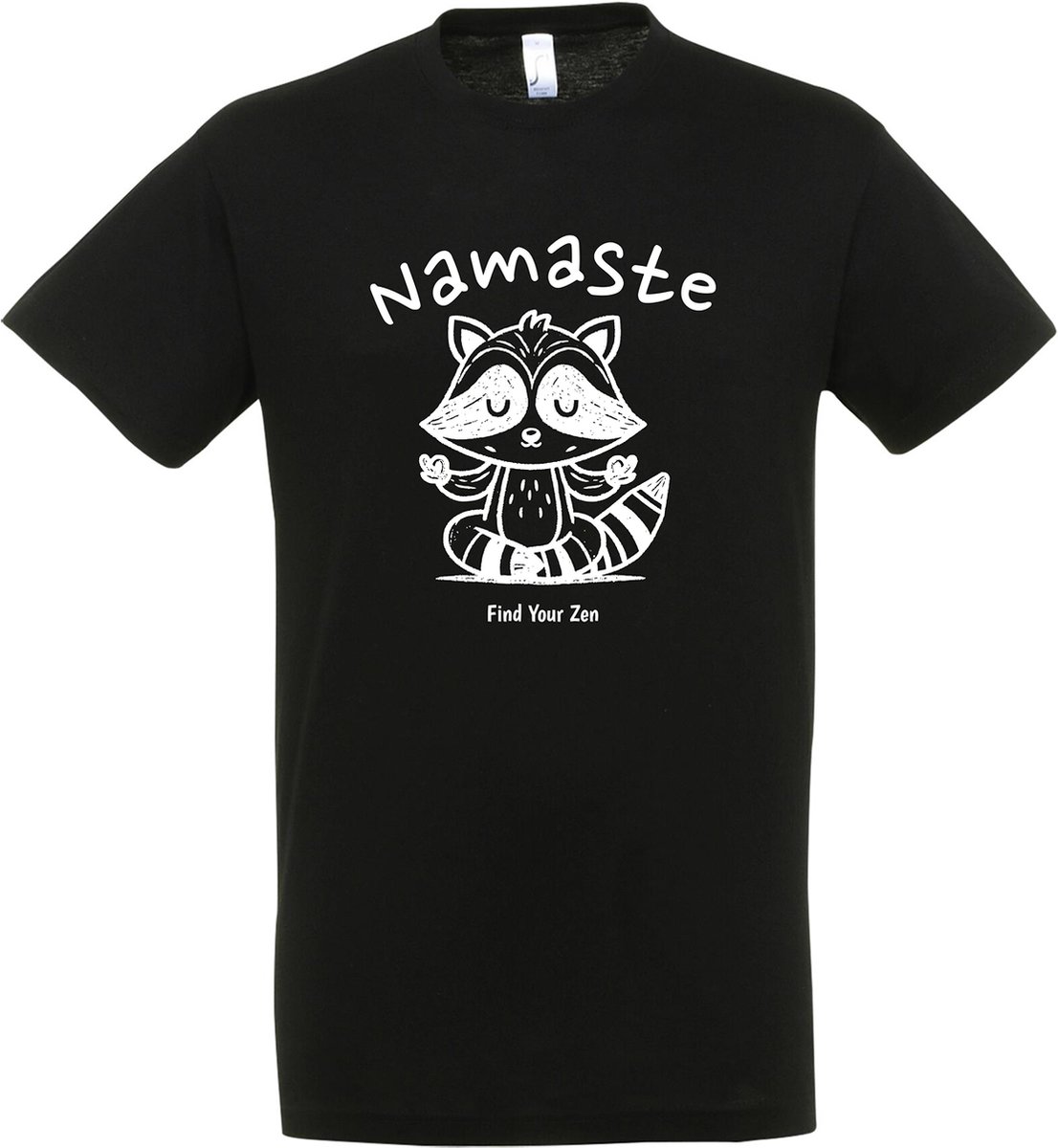 Namaste T-shirt – Yoga T-shirt – Fun T-shirt – Zwart – Grappig shirt – Yoga Kleding – Leuk Cadeau – Yoga shirt Dames – Yoga shirt Heren – Unisex - Maat XL