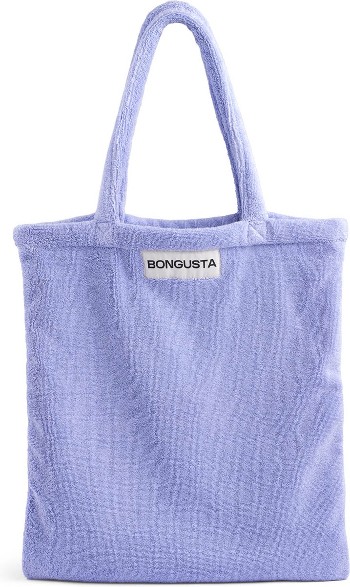 Bongusta Naram totebag lavender blue - strandtas lavendel blauw