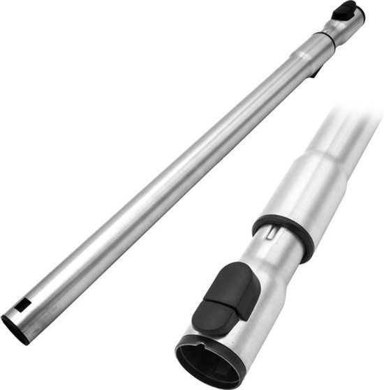 P.C.K. Telescoopbuis/Stang/Stofzuigerbuis - Geschikt voor Miele - 35mm - Met Kliksysteem - RVS Materiaal