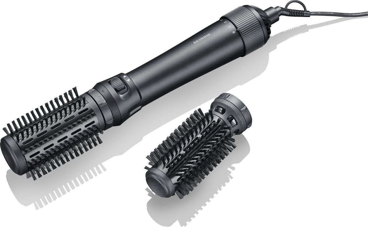Severin WL 0241 Hot Air Styler Ionic, 1.000W DC, roterend, 0-1-2 warmteschakelaar & cool shot, 360° draaibaar snoer & ophanglus