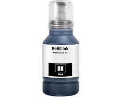 Huismerk geschikt voor Epson 102 XL Zwarte Inkt - Geschikt voor EcoTank ET-2750 - ET-2851 - ET-3700 - ET-3750 - ET-3850 - ET-4750 - ET-4850 - ET-4856