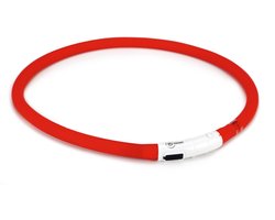 Beeztees Safety Gear Halsband +USB Dogini Rood 70 x 10 cm