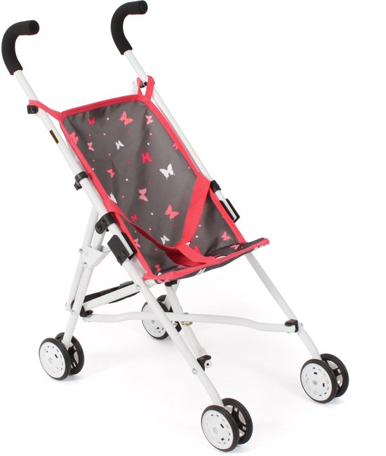 Poussette Bayer Chic 2000 Roma Mini Buggy Pour Poupée – Jeans Bleu, Pliable, 50x29x57 Cm, Jusqu'à 52 Cm