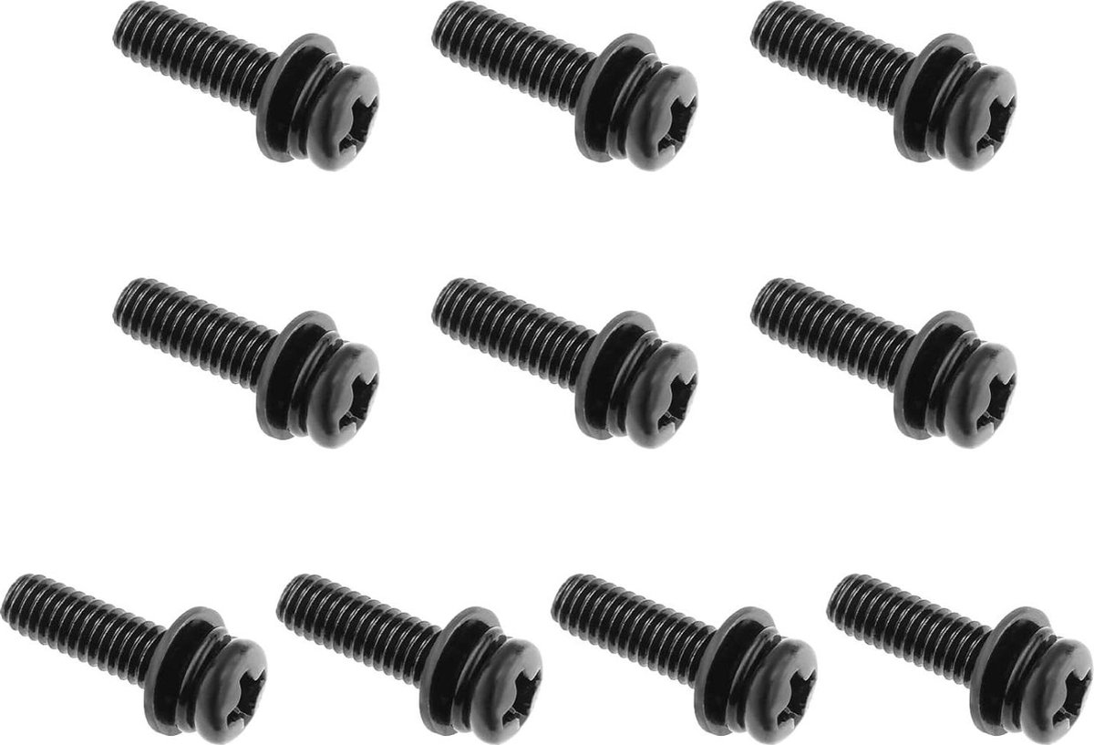 10 Sets M4 14mm Kruis Montage Schroeven en Ringen voor Monitor Muurmontage