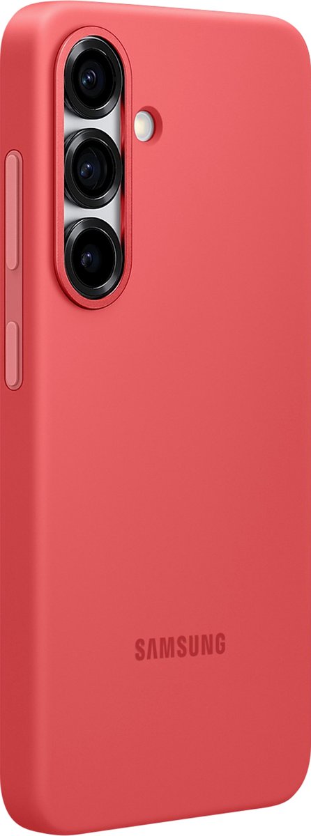 Samsung Galaxy S25 siliconenhoesje, rood