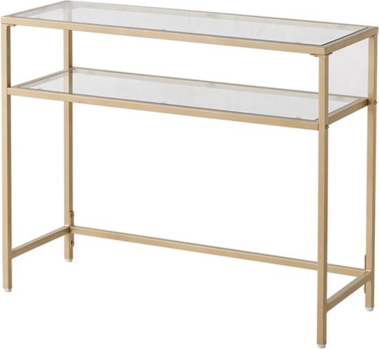 Bolt Edge Console Tafel Deluxe - 100cm - Transparant - Wandtafel ...