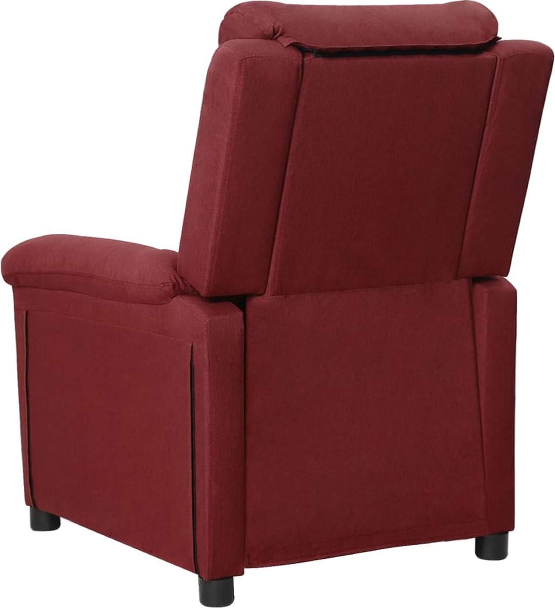 Afbeelding 3 van Massagestoel Relaxfauteuil Elektrisch Wijnrood Ergonomisch