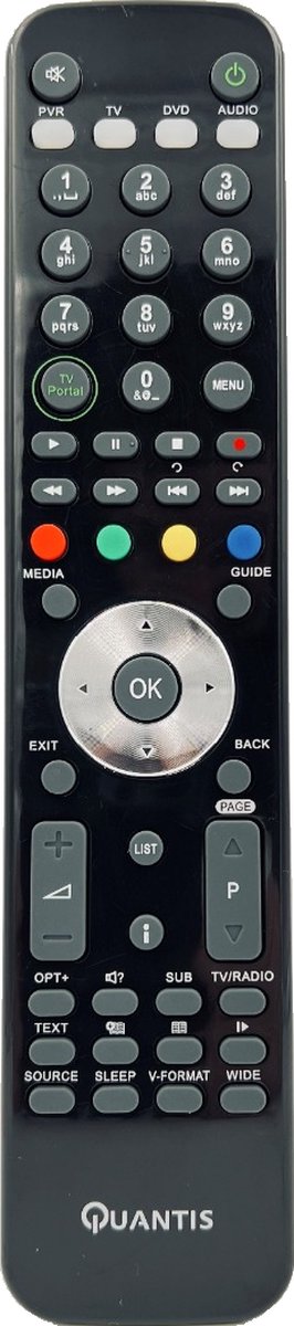 Quantis RM-F04 afstandsbediening - geschikt voor HUMAX IHDR-5050c/5200c/5300c/5400c