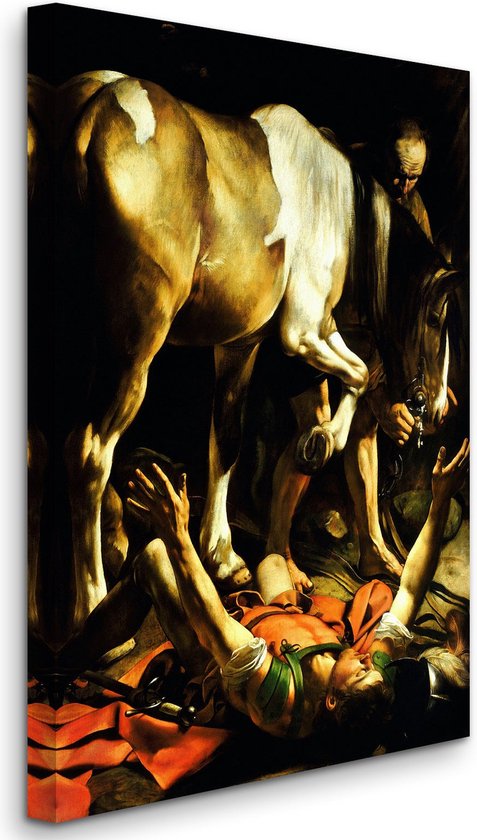 Caravaggio - The Conversion On The Way To Damascus - De bekering op weg naar Damascus - 3:2