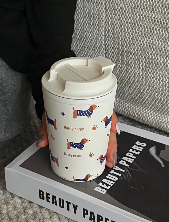 Thermos, Roestvrij King Travel Tumbler, Mat Zwart, 470ml