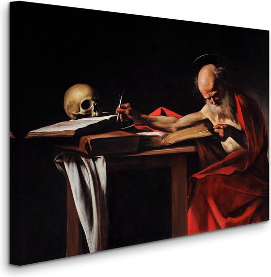 Le Caravage - Saint Jérôme écrivant - Saint Jérôme écrivant (1607-8) - 2:3