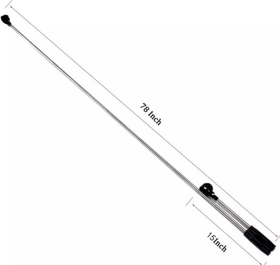 Bovista Golfbalhengel - Golfhengel - Uitschuifbaar - Ball Retriever - Golf Accessoires - Geel van Merkloos — afbeelding 2
