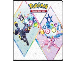 Pokemon scarlet & violet sv08.5 prismatic evolutions 4 pocket binder verzamelmap