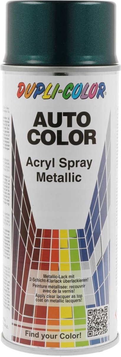 Dupli-Color - autoreparatielak spuitbus - AutoColor - 400 ml - groen metallic