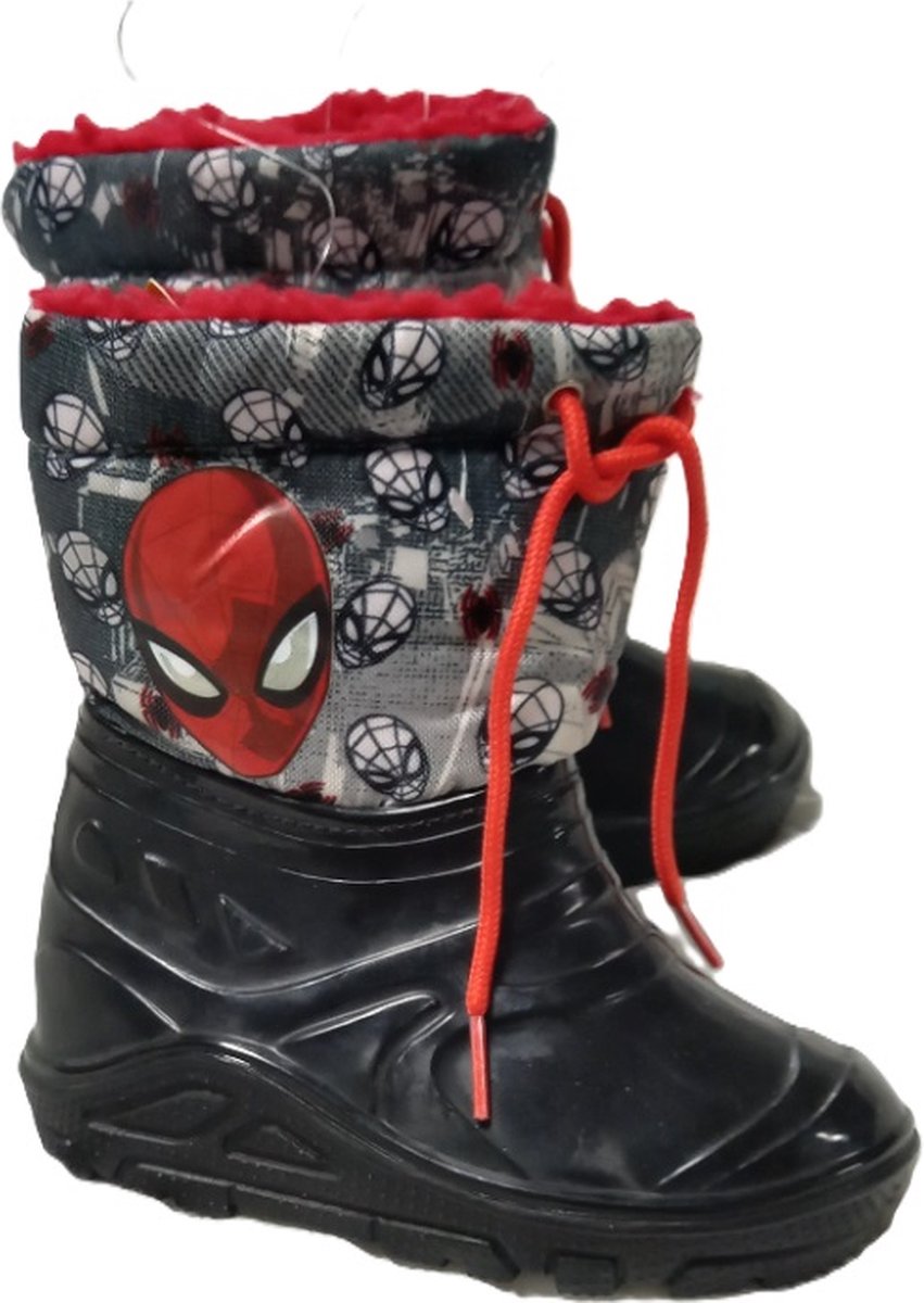 Spiderman regenlaarzen - gevoerd - winterlaarzen - tuinlaarzen - maat 24