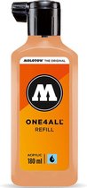 Molotow ONE4ALL™ - 180ml Pasteloranje navul Inkt op acrylbasis