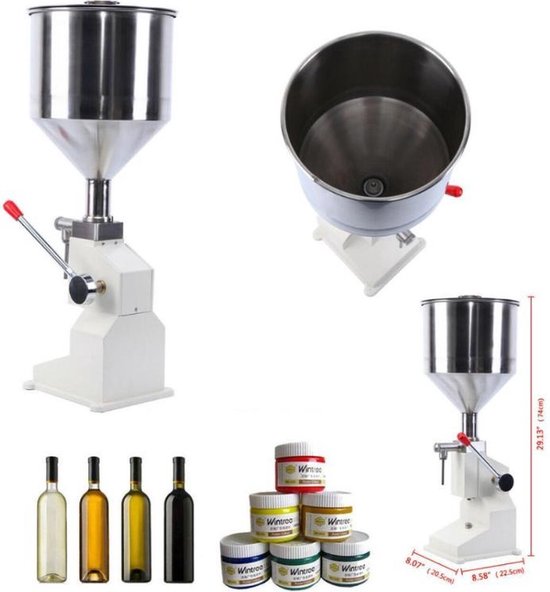 Bolt Edge Vulmachine voor Vloeistof - Flessenvuller 5-50 ml - Geschikt voor Shampoo, Olie, Crème, Drank van Bolt Edge — afbeelding 5