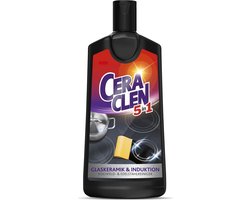 Ceraclen 5-in-1 - verzorging voor glazen keramiek en inductie reiniger - 1x 200 ml - alternatief voor Cerafix - Vernieuwde formule