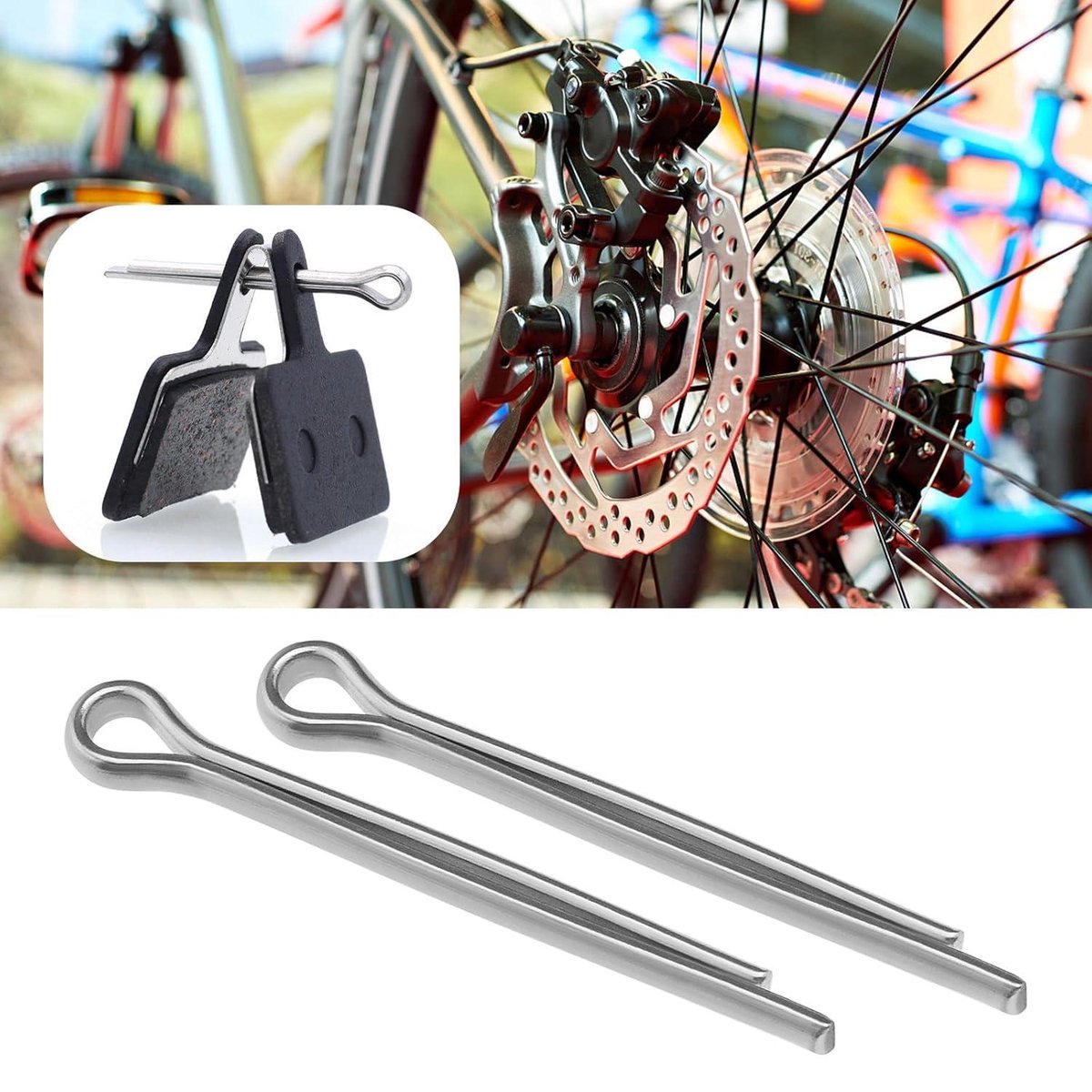 Risk Lot De 2 Boulons à Vis En Alliage De Titane M6 X 25 Mm Pour Etrier De Frein A Disque De Velo De Montagne  Or