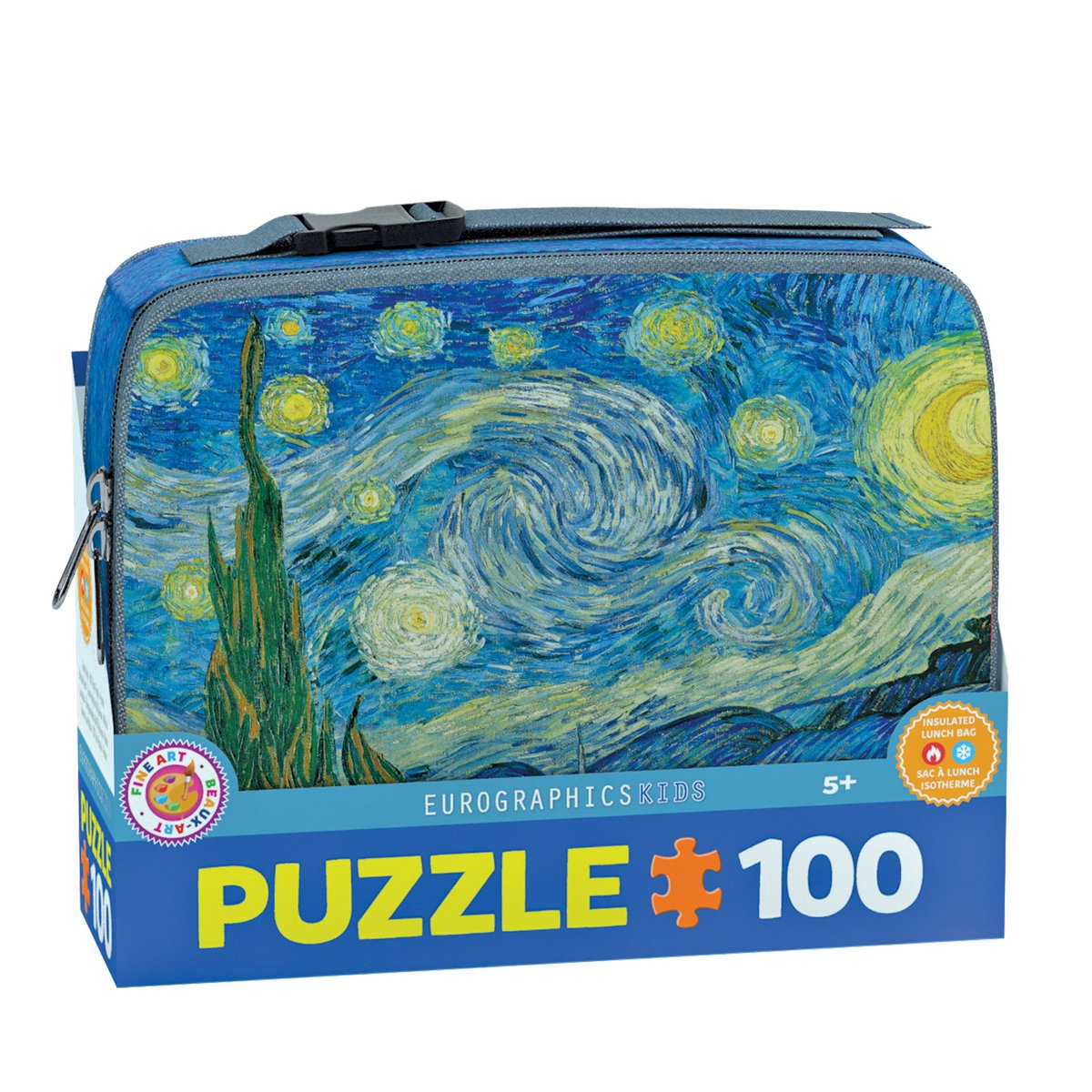 Eurographics Van Gogh Sterrennacht 100-delige Puzzel in Lunchbox