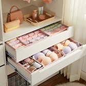 Lade Organizer Set - Closet Organizer - Opbergbakken - Niet-geweven stof - Lichtgewicht - Roze - 32cm x 32cm x 10cm