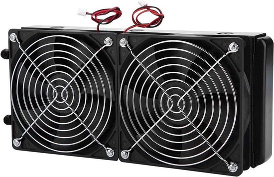 Actieve Cpu-koeler Met Aluminium Finned Heatsink En De Ventilator Stock
