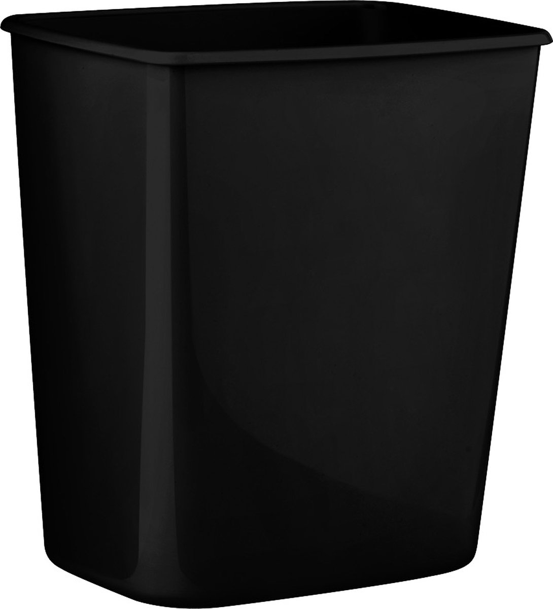 Afvalbak zwart 8ltr