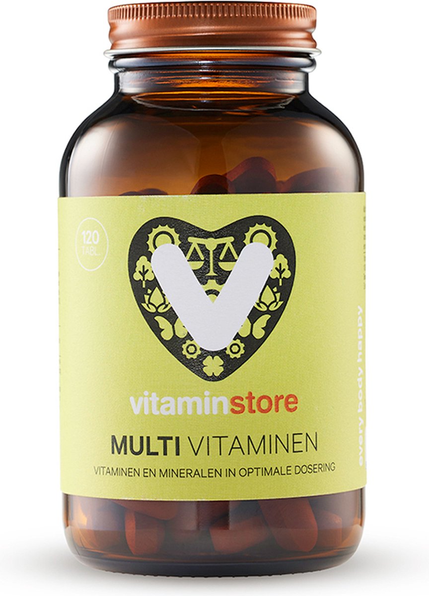 Goedkoopste Vitaminstore - Multi Vitaminen (multivitamine) - 120 tabletten