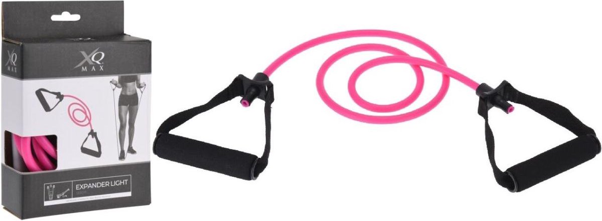 Fitness Elastiek - XQ Max Expander Light - Elastiek met handgrepen - 120cm