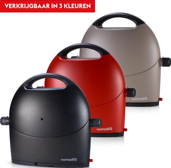 nomadiQ BBQ 3.0 - De ultieme lichtgewicht draagbare gas BBQ / Grill - Barbecue voor op de camping & vakantie - Zwart van nomadiQ — afbeelding 2