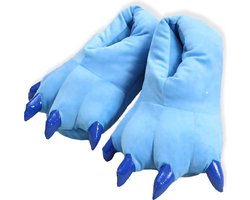 BoefieBoef Dinopoten sloffen voor kinderen - blauw