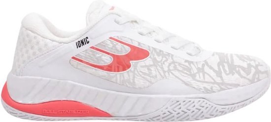 Bullpadel Padelschoen Ionic W 25V Dames Wit Roze Bullpadel Padelschoen Ionic W 25V Dames Wit Roze