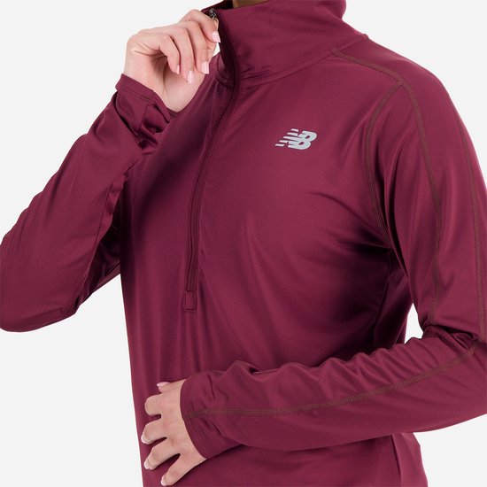 Accelerate Half Zip - couleur : Rouge taille : XL