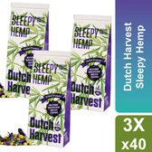 Thee - Dutch Harvest losse Thee - Hennep & Kruidenmix - Sleepy Hemp - Voordeelset Inclusief Glazen Voorraadpot - 3 x 40 gram