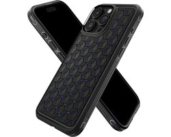 Geschikt voor Spigen Apple iPhone 15 Pro Max Cryo Armor Back Cover Hoesje - Blauw