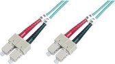 Digitus DK-2522-05/3 Glasvezel kabel 5 m OM3 SC Multi kleuren