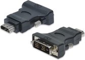 ASSMANN Electronic AK-320500-000-S DVI-D (18+1) HDMI A (F) Zwart kabeladapter/verloopstukje